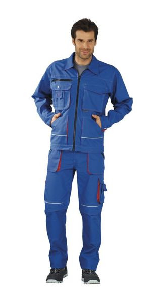 Planam Basalt Bundjacke, kornblumenblau/rot, Größe 24, 2811024