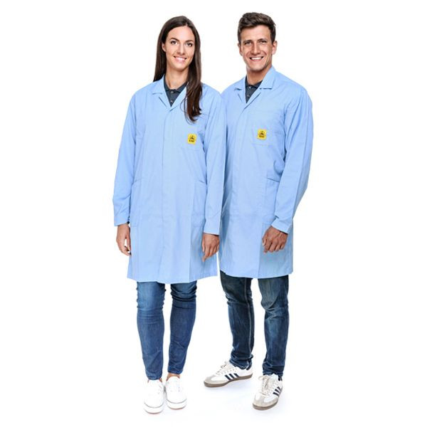SafeGuard ESD-Arbeitsmantel "Pro-Line", hellblau, Größe 4XL, DSWL41029