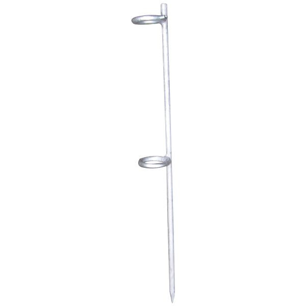 Schake Einschlageisen zur Schneestange mit angeschmiedeter Spitze inkl. Halteringe mit Imbusschraube verzinkt, 301407V