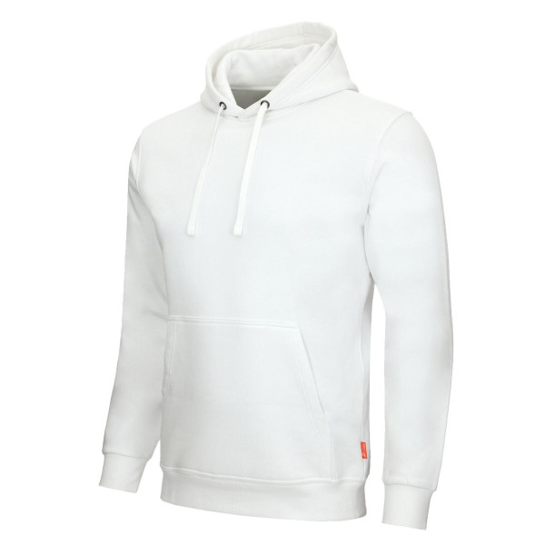 NITRAS MOTION TEX LIGHT, Kapuzenpullover, 70% Baumwolle / 30% Polyester, 300g/qm, Größe: 3XL, Farbe: weiß, VE: 15 Stück, 7025-1100-3XL