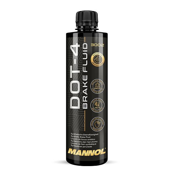 MANNOL 3002 Bremsflüssigkeit DOT-4, VE: 450 l, MN3002-045