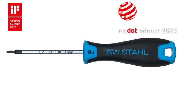 SW-Stahl Schraubendreher, T-Profil, T10 x 80 mm, 32710SB