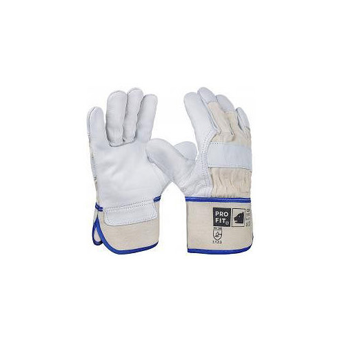 PRO FIT ODIN Rindvollleder-Handschuh, natur, Premium-Qualität, Größe: 10, VE: 12 Paar, 554113-10