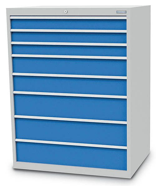 Bedrunka+Hirth Schubladenschrank, R 36-24, Schubladenanzahl: 8, Maße in mm (BxTxH): 1005 x 736 x 1319, 113/0323V10