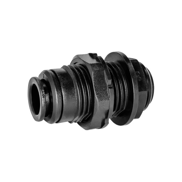 Riegler Schottverschraubung POM, G 3/8, für Schlauch-Außen-Ø 4 mm, 135972