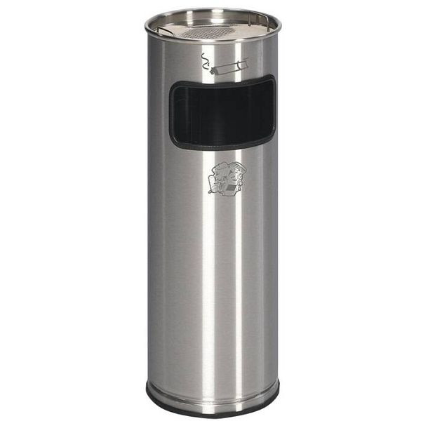 Stein HGS Kombiascher -Cubo Osana-, 1 Einwurföffnung/, Einsatz und Sieb aus Edelstahl /, 16,7 Liter/230x660 mm, 16734