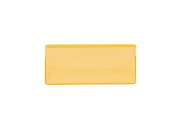 KROG Etikettentaschen - magnetisch, 110 x 50 mm, gelb mit 1 Magnetstreifen, 5902090G