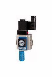 Riegler Anfahrventil, Spannung 230 V AC, 50 Hz, mit Haltewinkel und Schalldämpfer, 116342