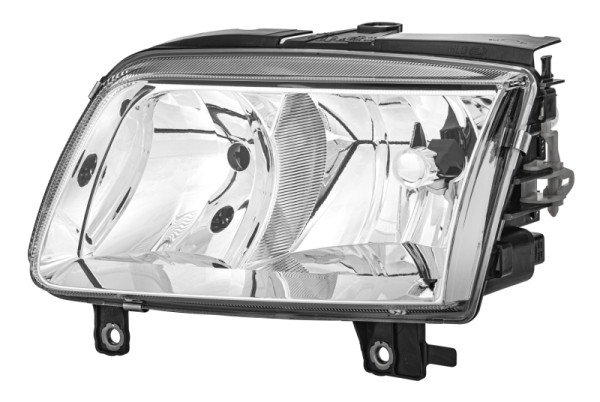 HELLA Doppelscheinwerfer/Halogen-Hauptscheinwerfer - für u.a. VW Polo (6N2) - ECE - für Rechtsverkehr - links, 1DF 963 709-051