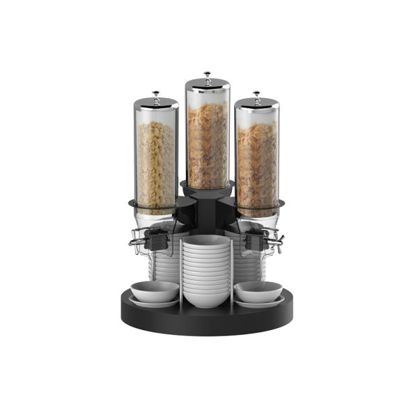 Casselin Drehbarer 3-Röhren-Cerealienspender, CDCR3