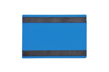 KROG Etikettentaschen - magnetisch, 120x80 mm A7, blau mit 2 Magnetstreifen, 5902091A