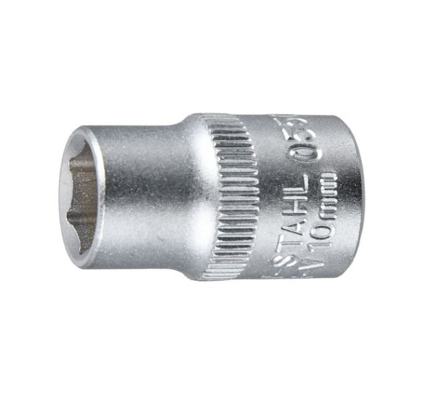 SW-Stahl Steckschlüsseleinsatz, 3/8", 10 mm, 05505L, 4033592007191