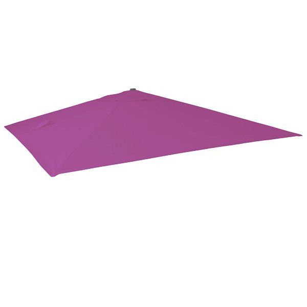 Mendler Ersatz-Bezug für Luxus-Ampelschirm HWC-A96, Sonnenschirmbezug, 3,5x3,5m (Ø4,95m) Polyester 4kg, lila-violett, 76861
