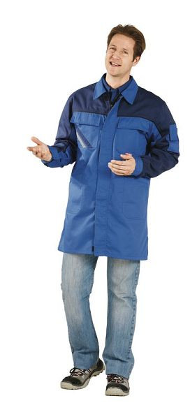 Planam Highline Berufsmantel, kornblumenblau/marine/zink, Größe 48, 2350048