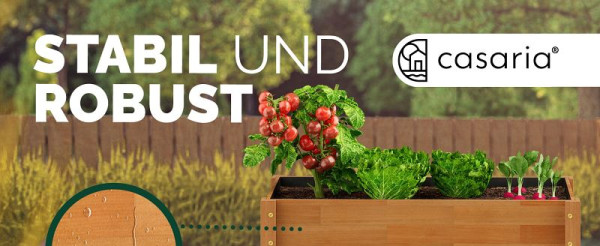 casaria Hochbeet Akazienholz FSC 100x40x84cm, 109889, 4251779134663