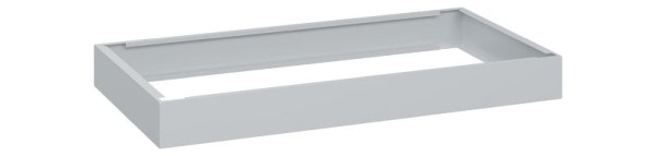 C+P Unterbauten Classic PLUS, C auf 100 mm hohem Sockel, Lichtgrau, 100 x 1000 x 500 mm, Stahl-Sockel, 08000-7001005 S10000