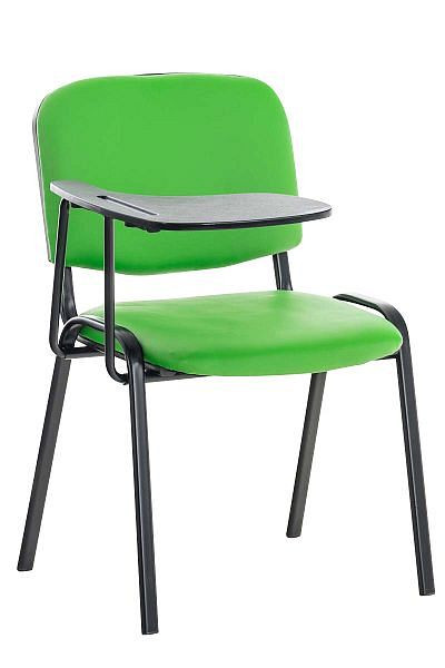 CLP Stuhl Ken mit Klapptisch Kunstleder, grün, 191898134