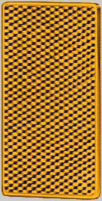 HELLA Rückstrahler, Lichtscheibenfarbe: gelb, rechteckig, geklebt/Anbau, für waagerechte Befestigung, SAE, links/rechts, 8RB 004 713-001