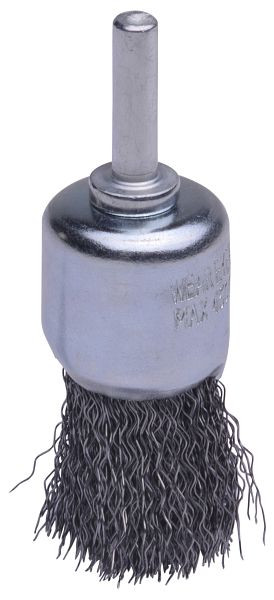 SW-Stahl Pinselbürste, gewellt, ø 30 mm, 6 mm, 63220SB, 4033592136761