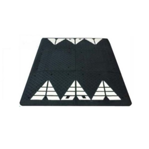 Schake Tempo Matte, inkl. 30 Schraubkappen, schwarz mit pfeilförmiger Reflektorfolie, 3393-300