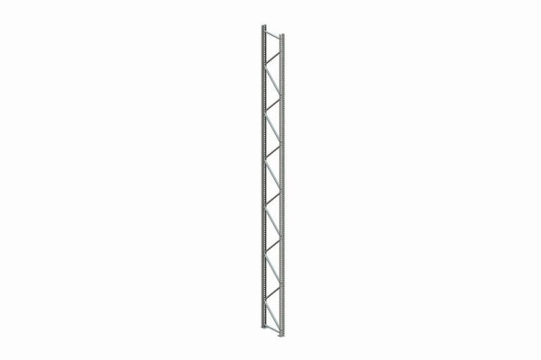Meta Ständer 120/20 7700x800 mm, verzinkt, für Palettenregal MULTIPAL, 20095096