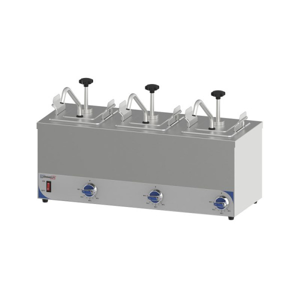 Casselin Dreifach beheizter Pumpenspender, Rostfreier Stahl, CPSC3
