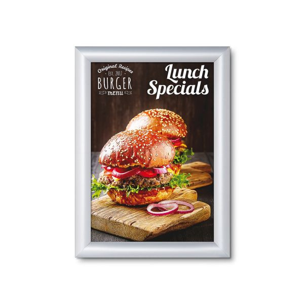 Showdown Displays Scritto Klapprahmen A4 Gehrung Ecken 25 mm, KRA4G25ABS