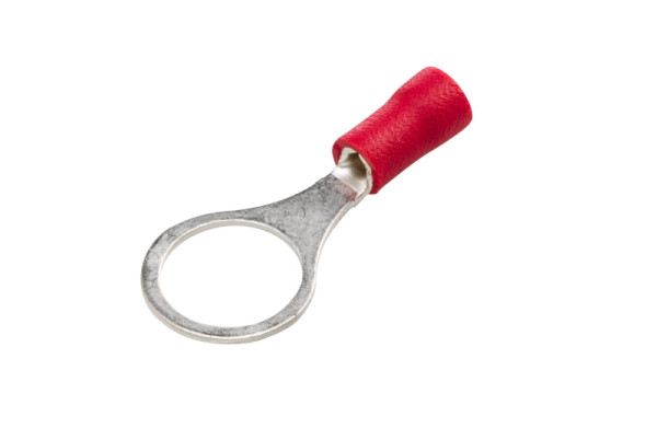 HELLA Leitungsverbinder, rot, von: 0.5mm², bis: 1.0mm², Ringverbinder, M10, Ringform, 8KW 744 774-003