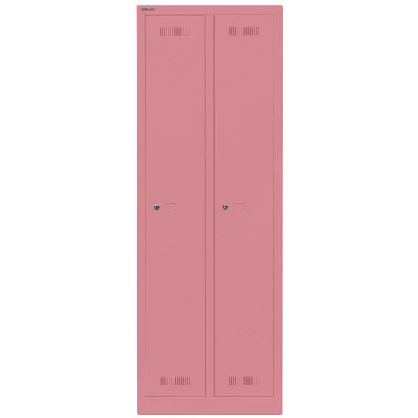 Bisley Garderobenschrank Monobloc™, 2 Abteile je 1 Fach, 601 pink, ML06D1601