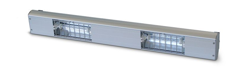Roband Quarz Wärmebrücke HUQ825E für den Ladenbau die Wärmeabgabe und Licht kombiniert, HUQ825E