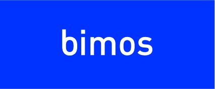 bimos All-In-One Highline Arbeitsdrehstuhl mit Gleiter und Fußring und Kunstleder blau 570-830 mm, 9641-6902