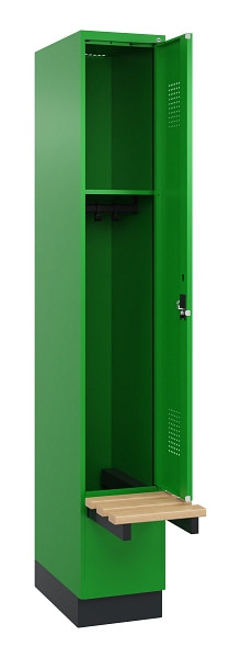 C+P Spind Evolo PLUS, 1 Abteile, 1950x300x815mm, 6037/6037, Zylinderschloss, 049040-10 S10053