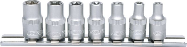 KS Tools 1/4" Torx-E-Stecknuss-Satz, 7-teilig, E4-E11, 911.4355