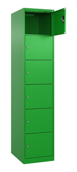 C+P Schließfachschrank Evolo PLUS, 6 Fächer, 1850x400x500mm, 6037/6037, 049000-126 S10026