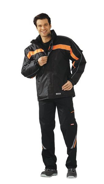 Planam Outdoor Cosmic Jacke, schwarz/orange, Größe S, 3601044