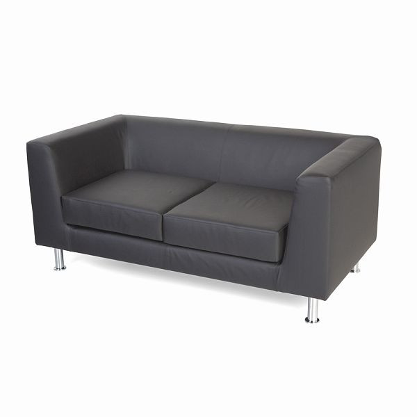 Rocada Wartezimmer Zweier-Sofa, schwarz, 972, 8427951972118