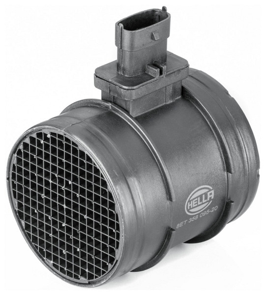 HELLA Luftmassenmesser, 4-polig, Rohrstutzen, ohne Dichtung, 8ET 358 095-201