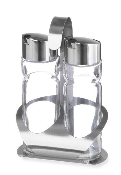 Hendi Menage Set, Zweiteilig - Öl, Essig, LxBxH: 120x75x185 mm, 465349