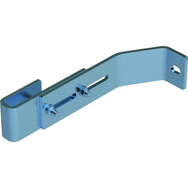 ZARGES Wandhalter, verstellbar 200 - 250 mm, Edelstahl, 47610