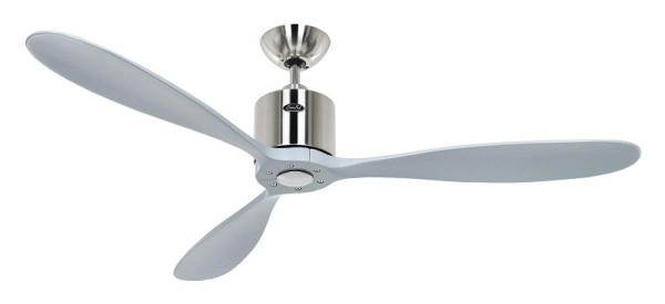 CasaFan Deckenventilator Aeroplan Eco Chrom gebürstet-Lack lichtgrau, 313244