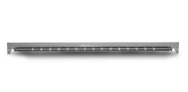 hofe Aussteifungstraverse - 743 mm lang, lichtgrau, 40 mm winklig gekantet mit 2 Sicherungsstiften, K53407