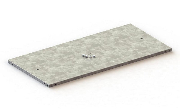 Meta Abdeckboden 1250x600 mm, verzinkt, Compact, inkl. 4 Abdeckbodenträger, 20095864