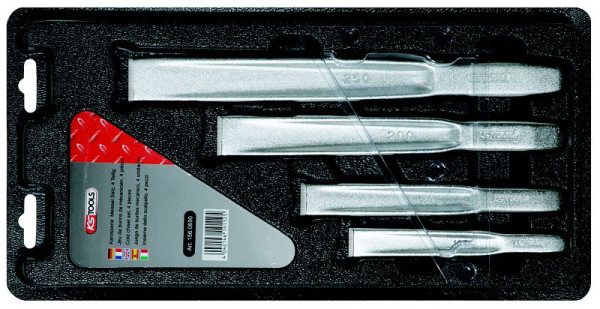 KS Tools Flachmeißelsatz, 4-teilig, 156.0690, 4042146191125