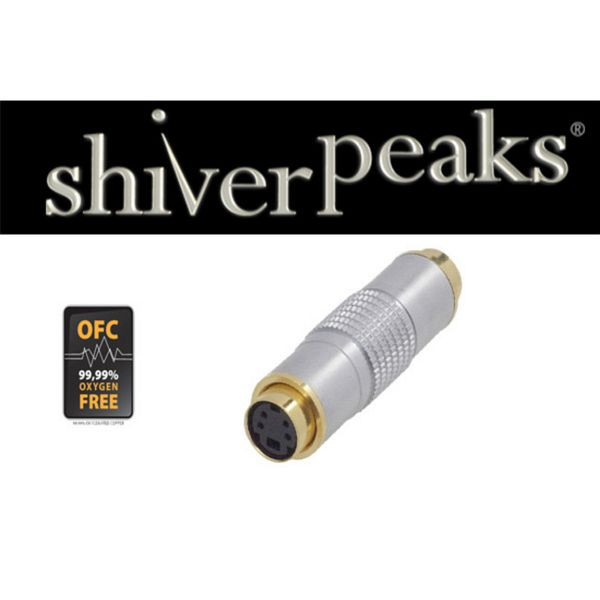 shiverpeaks PROFESSIONAL Adapter, verchromte Metall SVHS-Kupplung - verchromte Metall SVHS-Kupplung, 57043SPP