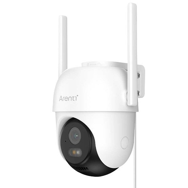 Arenti OP1 4 MP Dualband WLAN Dome Überwachungskamera mit Schwenk- und Neigefunktion, automatischer Verfolgung und dualem Alarmsystem, arnop1