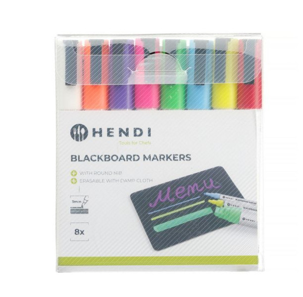 Hendi Kreidemarker 3 mm, runde Spitze, 664278, 8711369664278