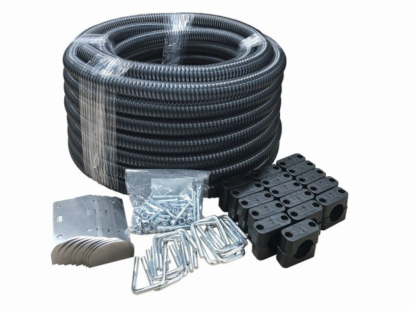 Lehner 25 m Superflex Schlauchsatz VENTO mit Prallteller/Halter, 73423