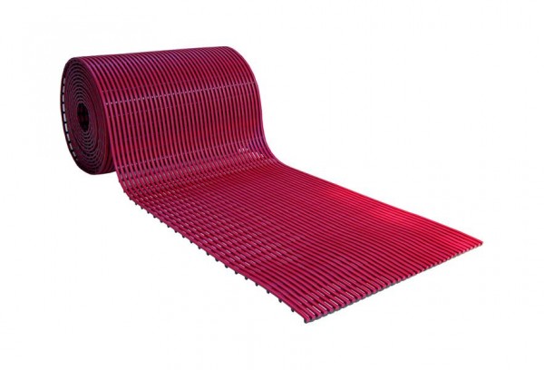 miltex Arbeitsplatzmatte, Heronrib 2000, 50 cm x max. 10m, rot, 15451