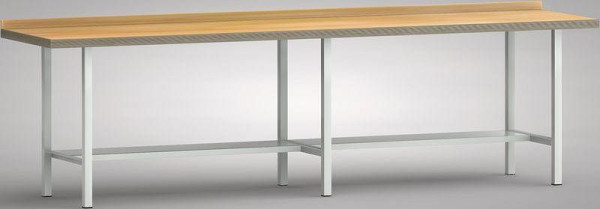 KLW Profi-Werkbank - 3000 x 700 x 905 mm L x T x H (ERGO-Version), Standard, WP303E-3000M45-X7000