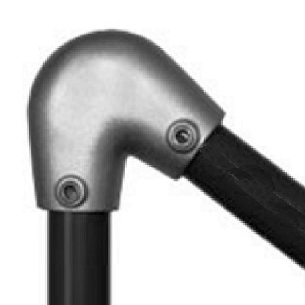 Stein HGS Bogen verstellbar 40°-70°, aus Temperguss, Rohr Ø 48 mm, VE: 10 Stück, 62512.0002